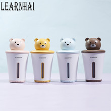 LEARNHAI Cute Little Bear Humidifier Desktop Air Humidifier Mute USB Diffuser Air Purifier For Home Office Dormitory 2024 - buy cheap