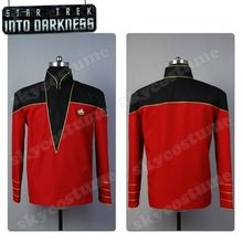 Disfraz de Star Trek to Darkness, uniforme de oficial, chaqueta con insignia, disfraz de Halloween, nueva generación 2024 - compra barato