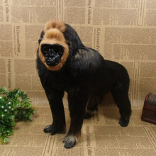 Simulación lindo chimpancé 29x28x15cm modelo polietileno y pieles modelo de chimpancé decoración del hogar apoyos, modelo regalo d698 2024 - compra barato