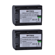 Batería de NP-FV50 NPFV50 NP FV50 para cámara de iones de litio, 1200mAh, 7,2 V, para Sony NP-FV30 NP-FV40, 2 unidades/lote 2024 - compra barato