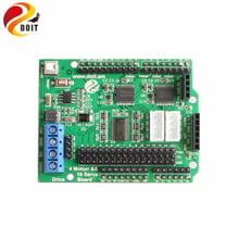 Protetor da unidade de motor, placa de servo driver 2ch/4ch dc, controle de acionamento para arduino rc, chassi de carro, braço robótico diy 2024 - compre barato