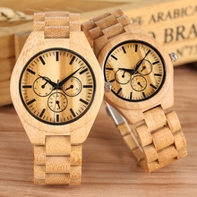 Ultra-light Wooden Watch Couple Watches Men Clock Male Full Bamboo Wood Bracelet Quartz Souvenir Gift for Man Women Luxury reloj 2024 - buy cheap