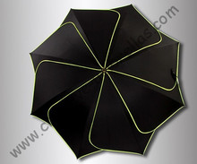 Lotus leaf umbrellas,100%sunscreen,formosa,black coating,long-handle parasol,UV protecting,rotate fluorescent yellow piping 2024 - buy cheap