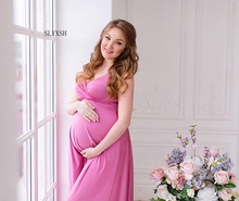 Summer Pregnant Women Photography Props Dresses Sleeveless photography pregnant woman dress Shoulderless Maternity Clothings 2024 - buy cheap