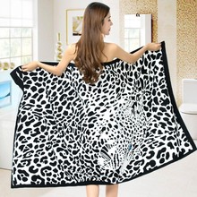 100X180cm Bath Towel Super-absorbent Microfiber Sport Beach Towels Soft Environmental Printing Wrap Blanket 2024 - buy cheap