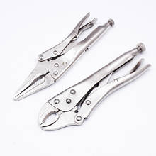 2pcs/set 5''/7'' Locking Pliers Round And Flat Mouth Straight Jaw Multitool Vice Grips Pliers Set Hand Tools 2024 - buy cheap