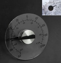 Clear Fahrenheit Celsius Circular Outdoor Window Temperature Thermometer Weather Tool New 2024 - buy cheap