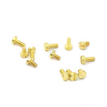 50pcs M1.2 M1.6 M2 M2.5 Brass Slotted Screws Cross Slot Stigma Head Screw Bolt 2024 - buy cheap