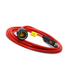 12 V 24 V 3.6 M Plugue do Isqueiro Do Cigarro Cabo de Extensão Mais Leve Do Cigarro Do Carro Adaptador de Tomada Carregador de Cabo de Chumbo 2024 - compre barato