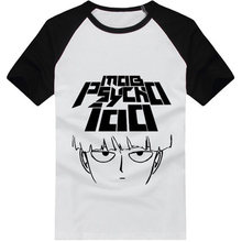 Camiseta de Mob Psycho para Cosplay, ropa holgada de manga corta, Anime, Kageyama, Shigeo, 100 2024 - compra barato