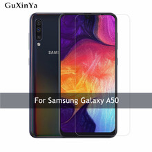 2 шт. закаленное стекло для Samsung Galaxy A50 защита для экрана 9H Переднее стекло для Samsung A50 Защита от царапин защитное стекло A505F 2024 - купить недорого