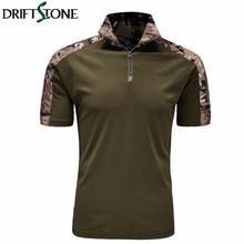 Tactical Combat T Shirt Military Camouflage T-shirt Men Cotton Army Military Camo Camp Mens T Shirts Fashion 2024 - buy cheap