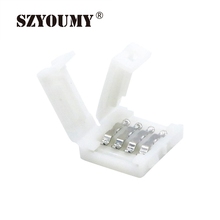 SZYOUMY 500 Pcs/lot  4PIN 10mm 5050 RGB LED Strip Connector PCB FPC for 3528 string free shipping 2024 - buy cheap