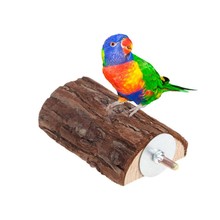 Wood Stand Platform Pet Bird Cat Toys Parrot Rack Cage Accessories For Gerbils Mice Wood Toys 2024 - buy cheap