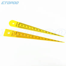High quality PMMA 1-15mm plastic Toper Weld Gage KCS1-15 plastic Taper Gauge gap gauge feeler gauge tools 2024 - buy cheap