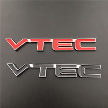 Coche de Metal 3D etiqueta estilo emblema para Honda VTEC logotipo Mugen cívica acuerdo del ajuste de la ciudad de Jade CRV Crosstour Avancier piloto Odisea 2024 - compra barato