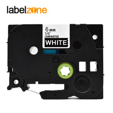 6mm White on black tze-315 Compatible Brother p-touch printers tz315 tz-315 tz tze315 label tape ribbon for ptouch label maker 2024 - buy cheap