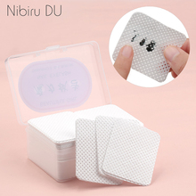 Lint-Free Nail Polish Remover Cotton Wipes UV Gel Tips Remover Cleaner Paper Pad Nails Polish Art Cleaning Manicure Tools 2024 - купить недорого