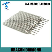 10 pcs/lot 3.175*1.0*5mm 2 Flute Solid Carbide Micro End Mill, Spiral CNC Router Bits, Milling Cutters, Wood Tool Sprial Bits 2024 - buy cheap