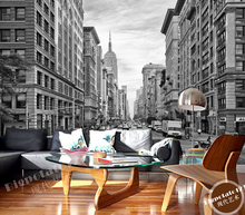 Papel tapiz con foto personalizada, pared de Nueva York, Fondo de TV para sala de estar, impermeable, papel de pared 2024 - compra barato