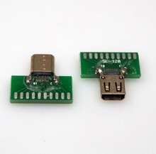 Conector Micro HDMI hembra tipo D, probador con placa PCB, conector HDMI con placa PCB, 2 unids/lote 2024 - compra barato