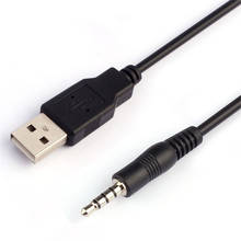 3,5 мм AUX аудио к USB 2,0 Мужской Кабель-переходник для зарядки шнур для автомобиля MP3 Прямая поставка 2024 - купить недорого