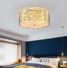 Lámpara de techo LED de lujo, luz hueca moderna y sencilla, de diseño nórdico, cálida, romántica, para dormitorio y sala de bodas 2024 - compra barato