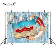 Neoback-fundo vinílico personalizado para fotos infantis, tema sailor-life, foto, aniversário, planos de fundo, festa de bem-vindas p4289 2024 - compre barato