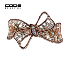 New Rhinestone Flower Barrettes Fine Enamel Hairpins Peacock Tiara Noiva Hair Ornament Women Crab Hair Clip Girl Accessory 2024 - buy cheap