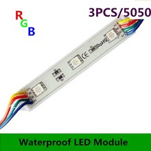 Módulo LED 20 piezas 5050 3, DC12V, impermeable, Color RGB, cambiable, módulos de iluminación 2024 - compra barato