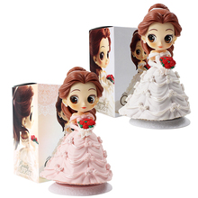14cm Princess Belle Wedding Dress Beauty And The Beast Belle Dreamy Style Qposket PVC Action Figure Model Collection Toys Doll 2024 - buy cheap