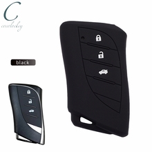 Cocolokey-funda para llave de coche, carcasa para mando a distancia compatible con lexus es200, 250, 260, 300h, 3 botones, 2018, 2019 2024 - compra barato