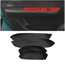 SRXTZM 4 шт./компл. микрофибра передняя/задняя дверь подлокотники кожаный чехол Защитная отделка для Suzuki Swift 2005-2012 5 цветов 2024 - купить недорого