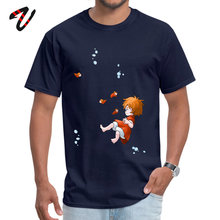 Ponyo Funny Unique Tops T Shirt Round Collar Summer/Autumn Gamer Kill Bill Sleeve T Shirts for Men Casual Top T-shirts 2024 - buy cheap