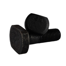 2 piezas M12 pernos de acero al carbono negro 8,8 fuerza de tornillo tipo T platina perno de 40mm ~ 150mm longitud 2024 - compra barato