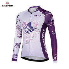 Girl Summer Long Sleeve Cycling Jersey Women Butterfly Bike Clothes Race Ropa Maillot Ciclismo Cycle Clothing Downhill Tops Wear 2024 - buy cheap