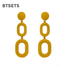 Long Earrings for Women Fashion Jewelry Yellow Hanging Drop Earrings Female Brincos Vintage Statement Earrings Oorbellen 2024 - buy cheap