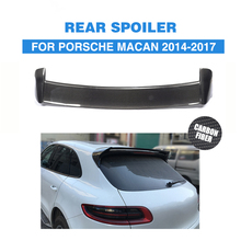 Carbon Fiber Rear Roof Spoiler for Porsche Macan Base Turbo Sport and S 2015 2016 Auto Racing Car Styling Tail Roof Window Wing 2024 - buy cheap