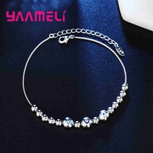 925 Sterling Silver Jewelry Women Female Charming Bracelets For Party Engagement Present 2024 - buy cheap