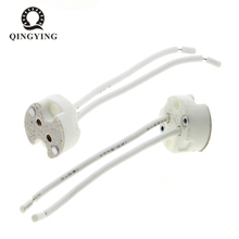 50pcs GU5.3 Lamp Base Holder 100mm Length MR16 MR11 LED light Socket base Ceramic Wire Connector free shipping 2024 - buy cheap