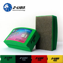 Z-LION 1 Piece Hand Polishing Pad Diamond Electroplate Polishing Pad Glass Ceramic Tile Polishing And Grinding Diamond Hand Tool 2024 - buy cheap