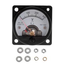Voltmeter SO-45 AC 0-300V Round Analog Dial Panel Meter Voltmeter Gauge Black 2024 - buy cheap