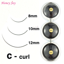 Beauty C curve Perfect 3D Makeup 8/10/12mm Grafting Fake False Mink Eyelashes Natural silk Eye Lashes for Eyelash Extension 2024 - buy cheap