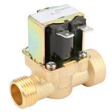 1 Pcs Brass DN15 G1/2 Normal Pilot-operated Water Inlet Electric Solenoid Valve DC 12V Electric Water Valve High Quality 2024 - buy cheap