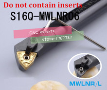 S16Q-MWLNR06 16mm Lathe Cutting Tools CNC Turning Tool Lathe Machine Tools Internal Metal Lathe Tool Boring Bar Type MWLNR/L 2024 - buy cheap