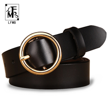 [LFMB]leather belt woman strap buckle for belt women genuine leather belts  ceintures pour femmes women's belt 2024 - buy cheap
