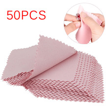 50PCS/Bag Clean Cleaning Cloth Polishing Cloth for Sterling Silver Gold Platinum Jewelry Anti Tarnish 2024 - buy cheap