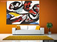 Karel Appel UNTITLED Still life Classical oil Painting Drawing art Spray Unframed Canvas action hologram scarf iron14022914 2024 - buy cheap