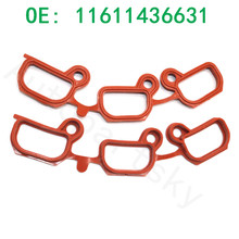 2pcs Very Good Quality Engine Intake Manifold Gasket for BMW E46 E60 E53 BAPMIC for BMW 323Ci 325i 525i X3 X5 OEM 11611436631 2024 - buy cheap