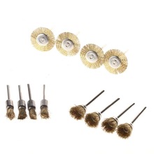 15pcs  Steel Wire Wheel Brushes Brass Dremel Accessories For Rotary Tools Grinding Accessories Free Shipping 2024 - buy cheap